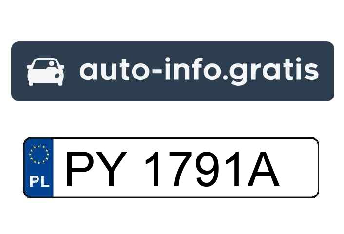Skradziono pojazd o numerach rejestracyjnych PY1791A