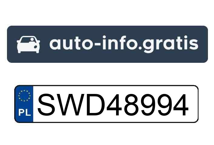 Skradziono pojazd o numerach rejestracyjnych SWD48994