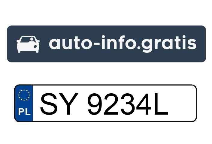 Skradziono pojazd o numerach rejestracyjnych SY9234L