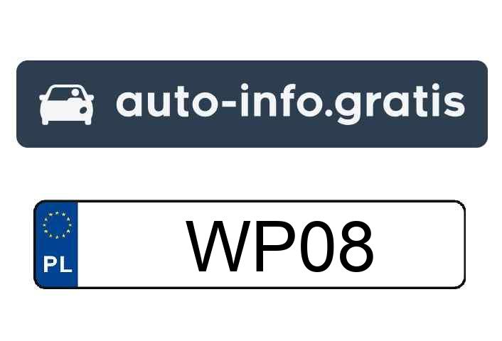 Skradziono pojazd o numerach rejestracyjnych WP08