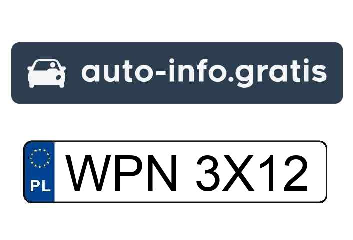 Skradziono pojazd o numerach rejestracyjnych WPN3X12
