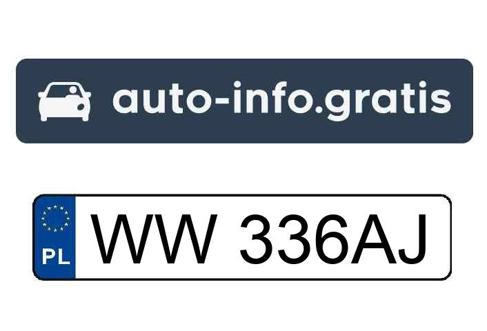Skradziono pojazd o numerach rejestracyjnych WW336AJ