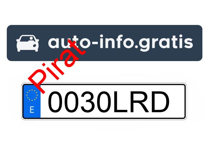 Pirat drogowy w pojeździe o numerach rejestracyjnych 0030LRD