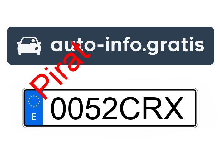 Pirat drogowy w pojeździe o numerach rejestracyjnych 0052CRX