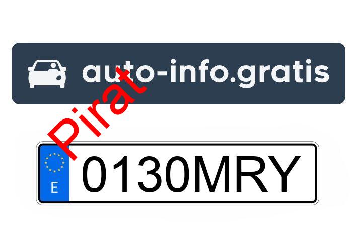 Pirat drogowy w pojeździe o numerach rejestracyjnych 0130MRY