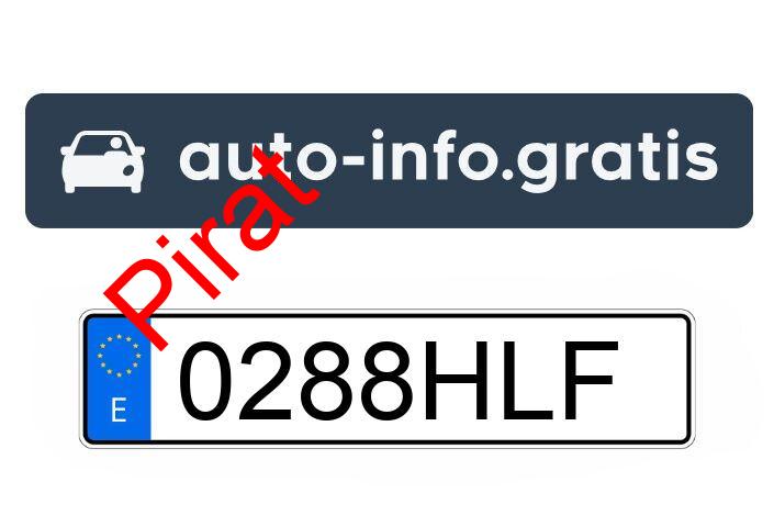 Pirat drogowy w pojeździe o numerach rejestracyjnych 0288HLF