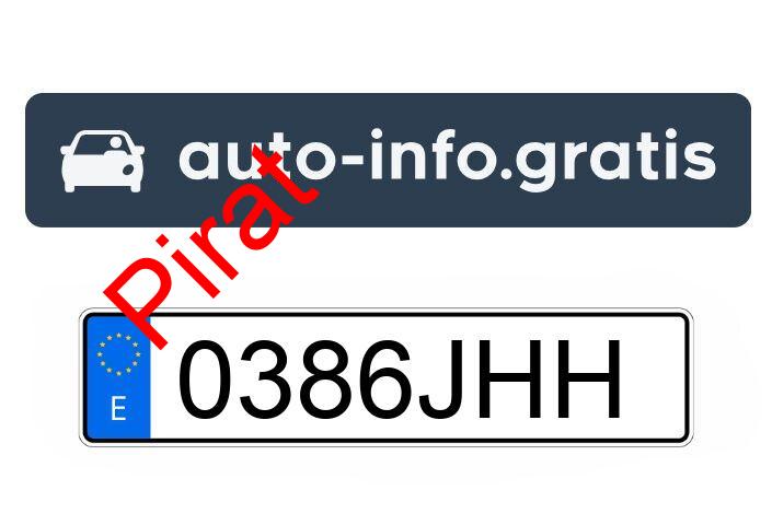 Pirat drogowy w pojeździe o numerach rejestracyjnych 0386JHH