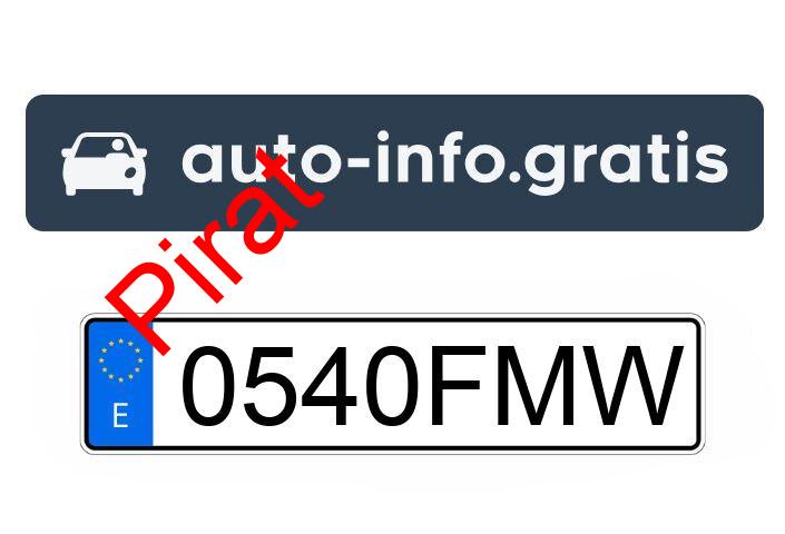 Pirat drogowy w pojeździe o numerach rejestracyjnych 0540FMW