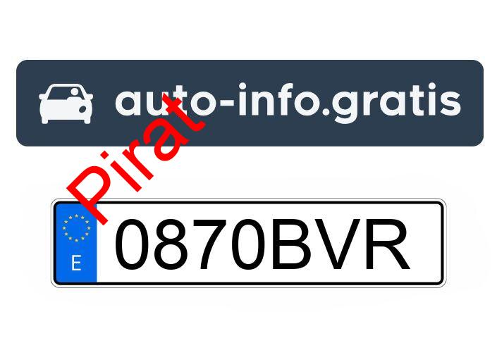 Pirat drogowy w pojeździe o numerach rejestracyjnych 0870BVR