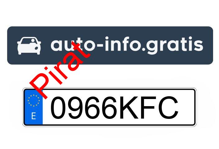 Pirat drogowy w pojeździe o numerach rejestracyjnych 0966KFC