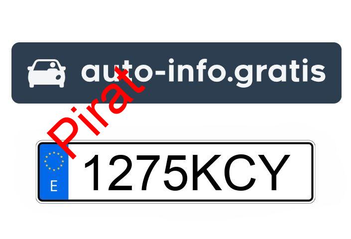 Pirat drogowy w pojeździe o numerach rejestracyjnych 1275KCY