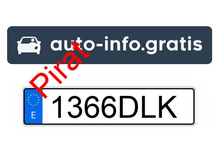 Pirat drogowy w pojeździe o numerach rejestracyjnych 1366DLK