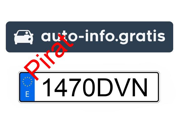 Pirat drogowy w pojeździe o numerach rejestracyjnych 1470DVN