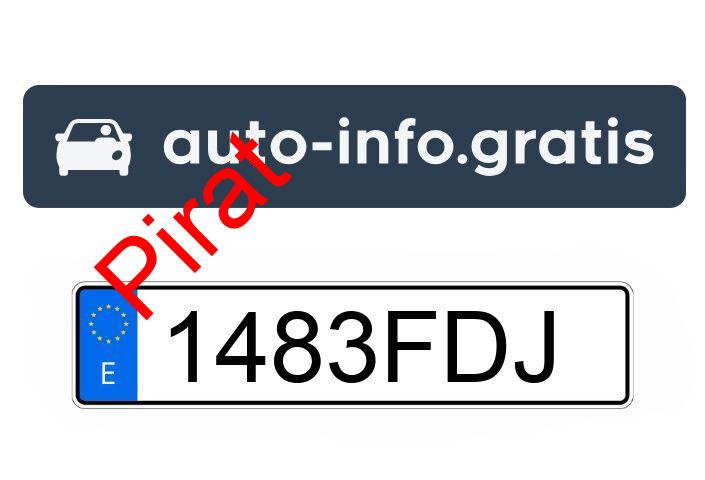 Pirat drogowy w pojeździe o numerach rejestracyjnych 1483FDJ