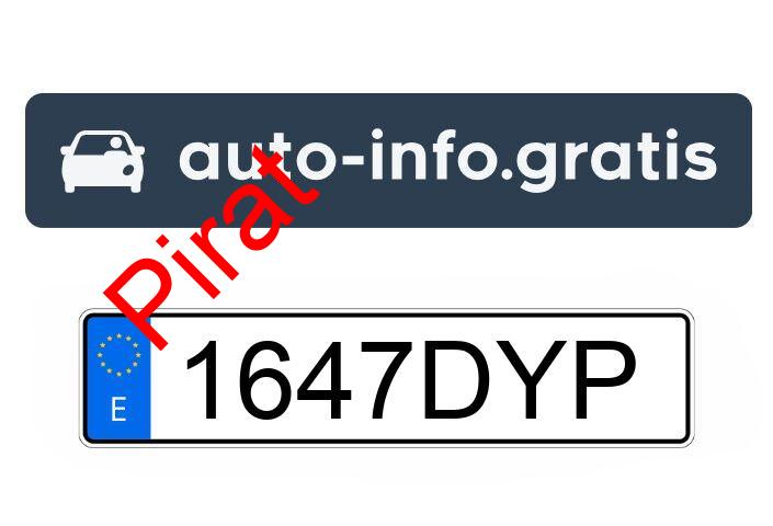 Pirat drogowy w pojeździe o numerach rejestracyjnych 1647DYP