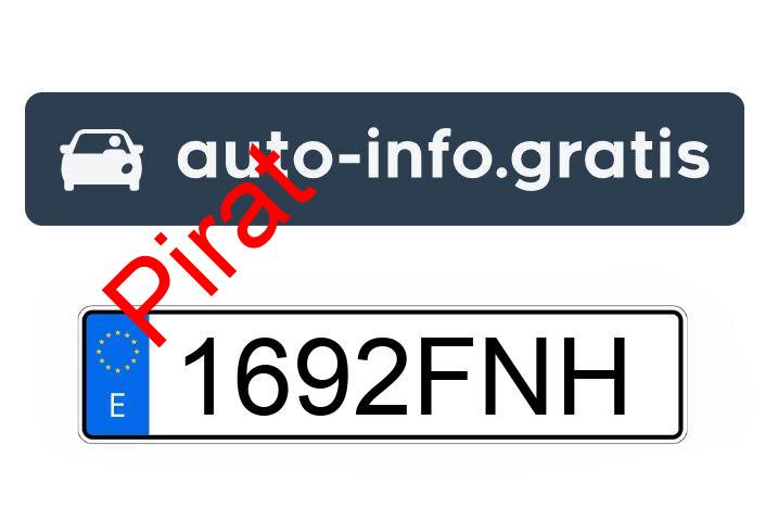 Pirat drogowy w pojeździe o numerach rejestracyjnych 1692FNH