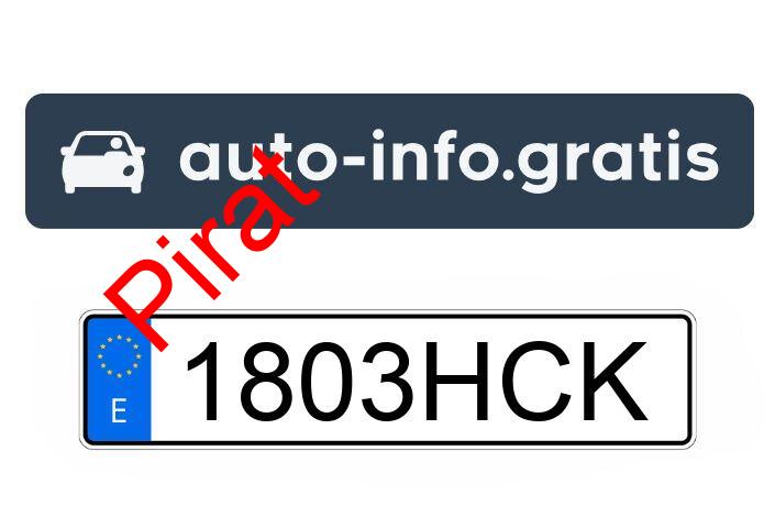 Pirat drogowy w pojeździe o numerach rejestracyjnych 1803HCK