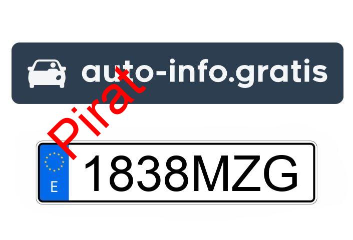 Pirat drogowy w pojeździe o numerach rejestracyjnych 1838MZG