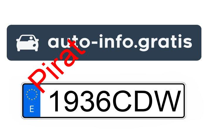 Pirat drogowy w pojeździe o numerach rejestracyjnych 1936CDW