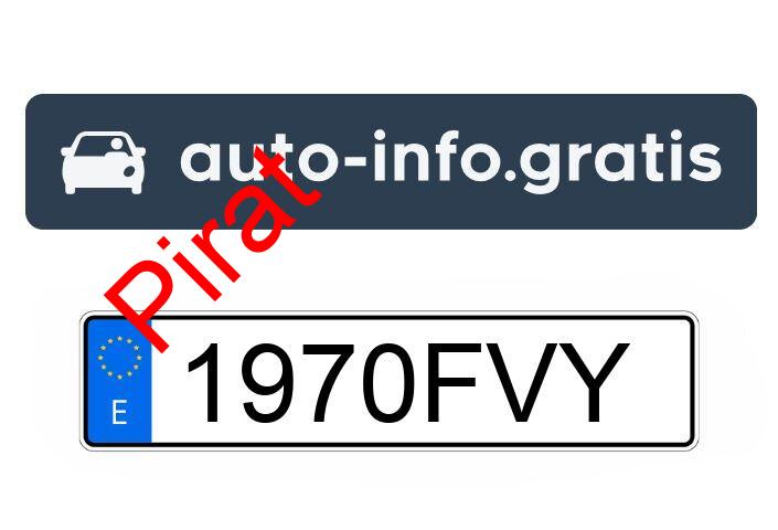 Pirat drogowy w pojeździe o numerach rejestracyjnych 1970FVY