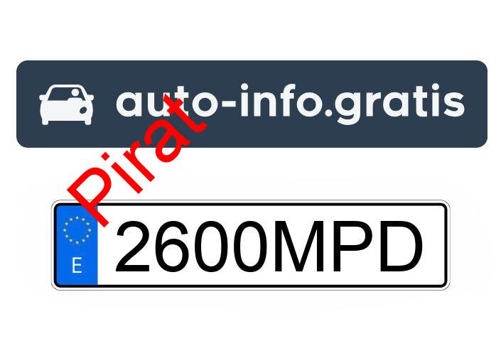 Pirat drogowy w pojeździe o numerach rejestracyjnych 2600MPD