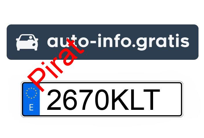 Pirat drogowy w pojeździe o numerach rejestracyjnych 2670KLT