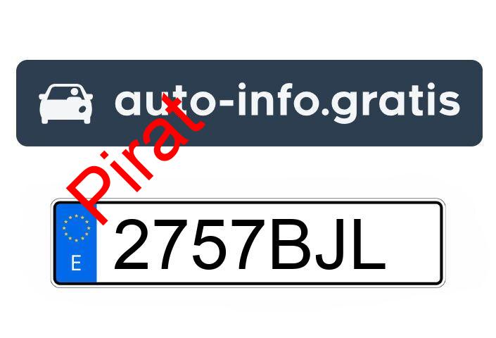 Pirat drogowy w pojeździe o numerach rejestracyjnych 2757BJL