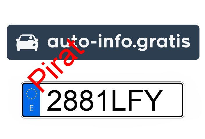 Pirat drogowy w pojeździe o numerach rejestracyjnych 2881LFY