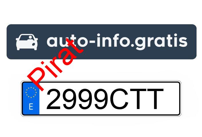 Pirat drogowy w pojeździe o numerach rejestracyjnych 2999CTT