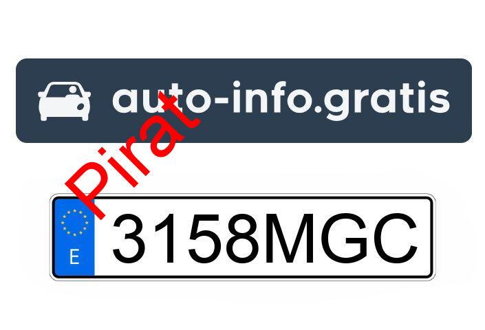 Pirat drogowy w pojeździe o numerach rejestracyjnych 3158MGC