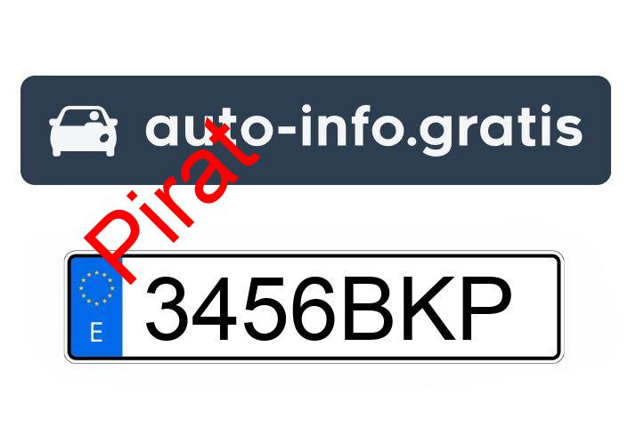 Pirat drogowy w pojeździe o numerach rejestracyjnych 3456BKP