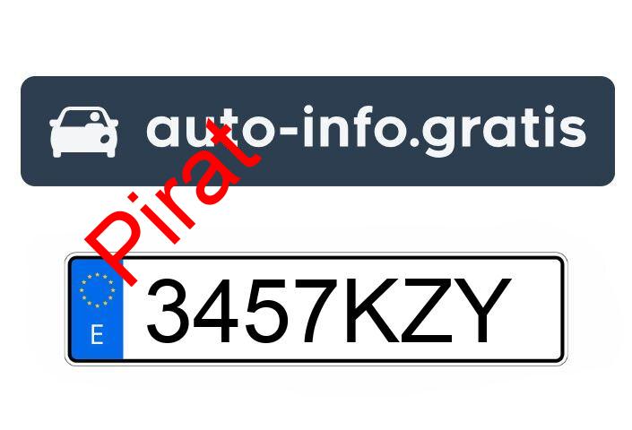 Pirat drogowy w pojeździe o numerach rejestracyjnych 3457KZY