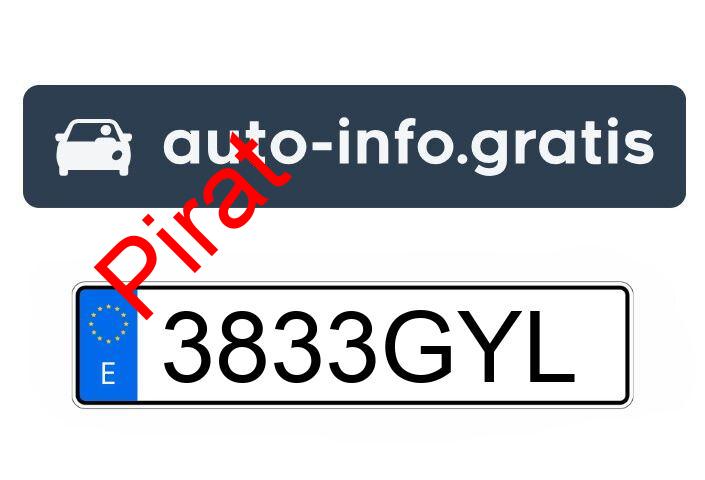 Pirat drogowy w pojeździe o numerach rejestracyjnych 3833GYL