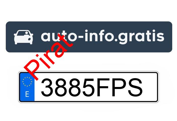 Pirat drogowy w pojeździe o numerach rejestracyjnych 3885FPS