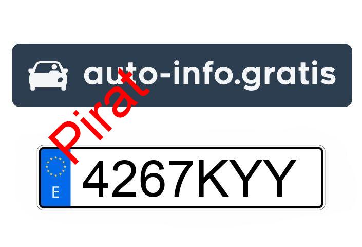 Pirat drogowy w pojeździe o numerach rejestracyjnych 4267KYY