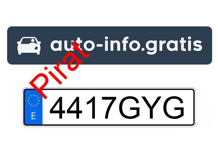 Pirat drogowy w pojeździe o numerach rejestracyjnych 4417GYG