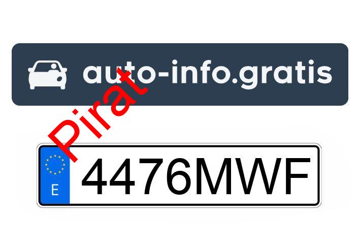 Pirat drogowy w pojeździe o numerach rejestracyjnych 4476MWF