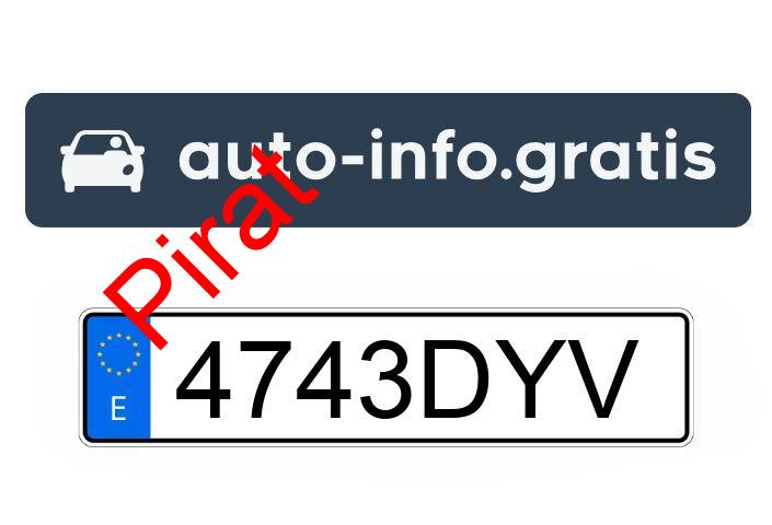 Pirat drogowy w pojeździe o numerach rejestracyjnych 4743DYV