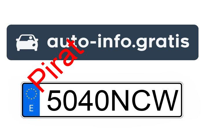 Pirat drogowy w pojeździe o numerach rejestracyjnych 5040NCW