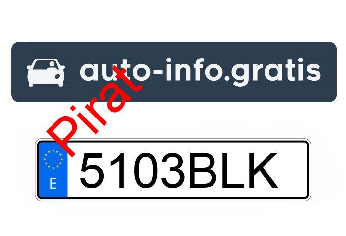 Pirat drogowy w pojeździe o numerach rejestracyjnych 5103BLK