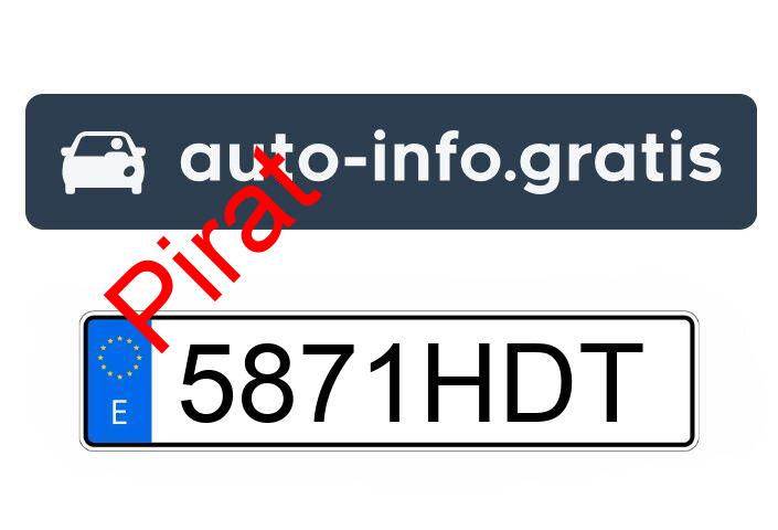 Pirat drogowy w pojeździe o numerach rejestracyjnych 5871HDT