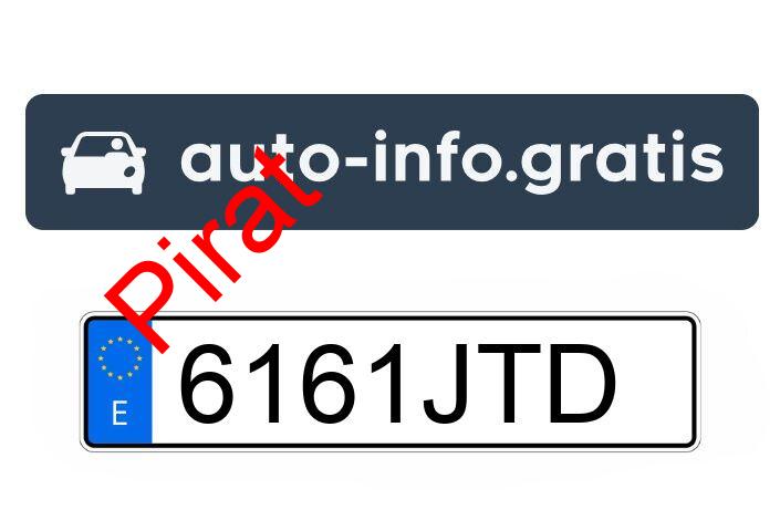 Pirat drogowy w pojeździe o numerach rejestracyjnych 6161JTD