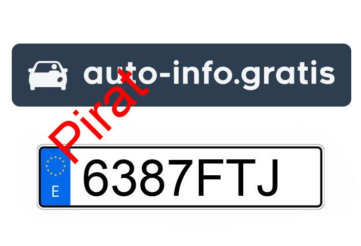 Pirat drogowy w pojeździe o numerach rejestracyjnych 6387FTJ