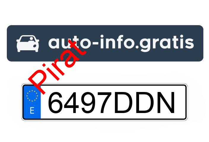Pirat drogowy w pojeździe o numerach rejestracyjnych 6497DDN