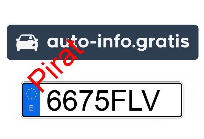 Pirat drogowy w pojeździe o numerach rejestracyjnych 6675FLV