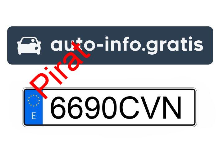 Pirat drogowy w pojeździe o numerach rejestracyjnych 6690CVN