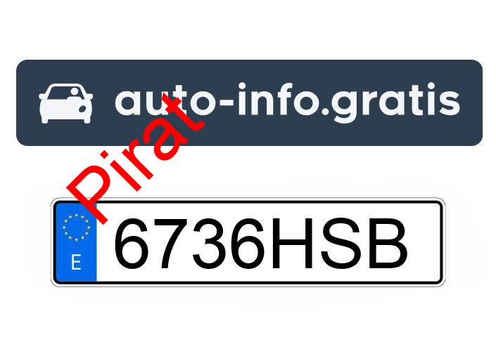 Pirat drogowy w pojeździe o numerach rejestracyjnych 6736HSB