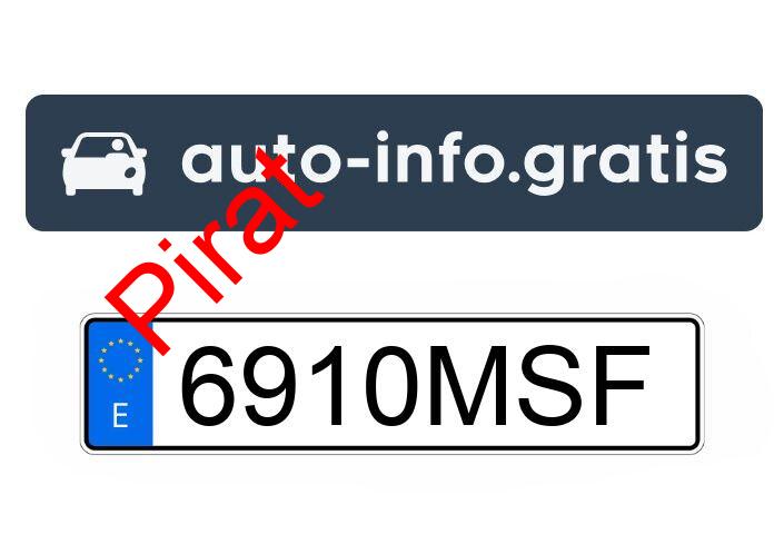 Pirat drogowy w pojeździe o numerach rejestracyjnych 6910MSF