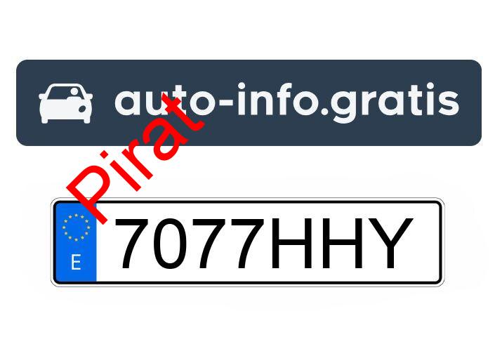 Pirat drogowy w pojeździe o numerach rejestracyjnych 7077HHY