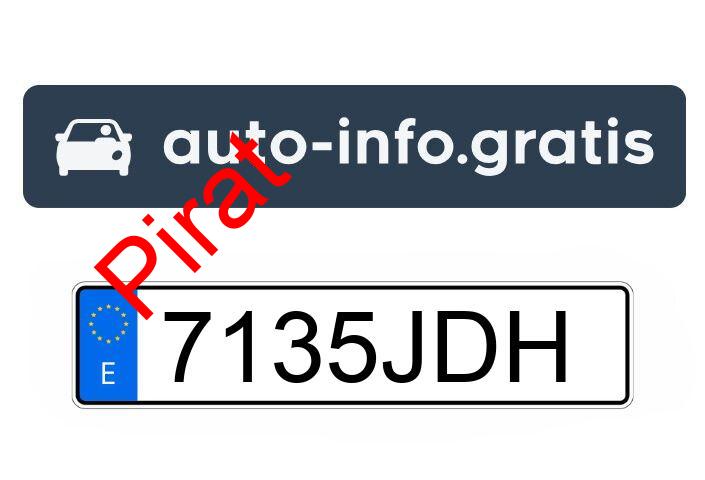 Pirat drogowy w pojeździe o numerach rejestracyjnych 7135JDH